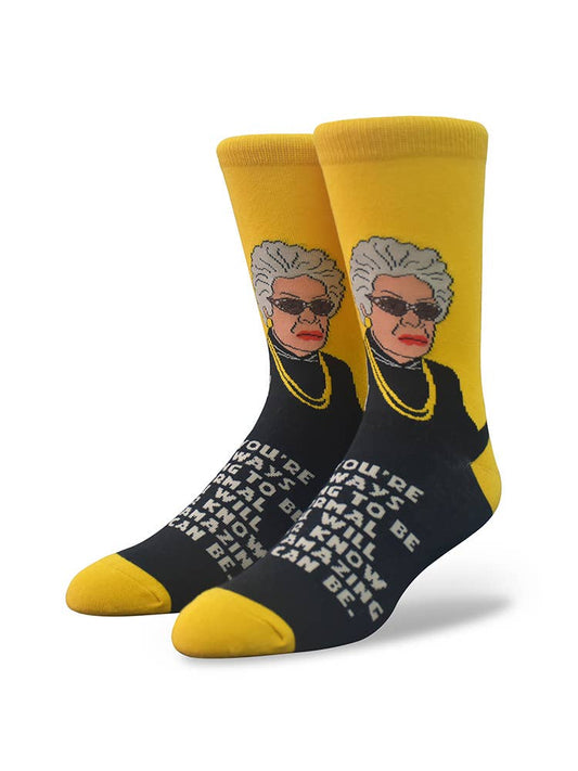 Women, Run the World Socks: Maya Angelou