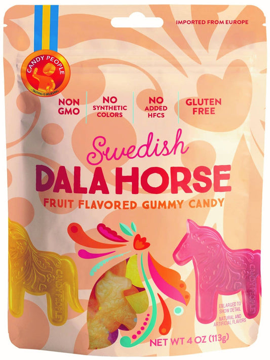 Swedish Dala Horse Gummy - 4 oz