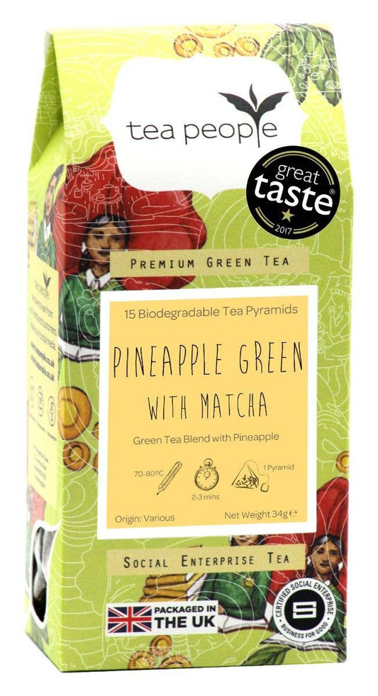 Pineapple Green with Matcha - 15 Pyramid Pack